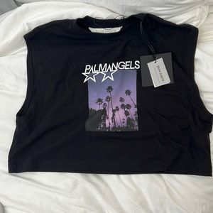Palm Angels Size XL Black, white, purple